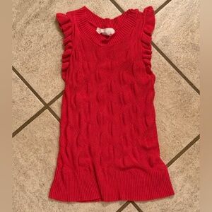 Dear John Vibrant Red Cowl Neck Sweater